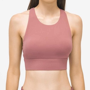 สปอร์ตบราเนื้อนุ่มระบายอากาศได้ดีสำหรับผู้หญิงชุดออกกำลังกายเล่นโยคะฟิตเนส - Product Image 5