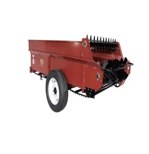 Manure farm machinery tractor mounted 900L hand manure spreader gearbox manur spreader