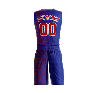 Tenue de basketball sur mesure, design unique, faible quantité minimum de commande, vêtements de sport respirants pour hommes - Product Image 3