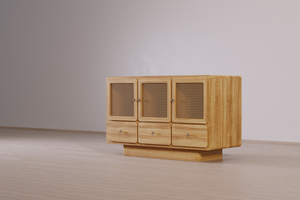 Placard en bois de teck massif Design minimaliste fabriqué en Indonésie pour meubles de maison et de salle à manger - Product Image 3