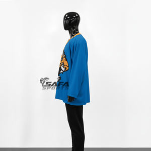 Conjuntos de Camisetas de Hockey sobre Hielo para Hombre, Sublimación Personalizada OEM, Ropa Deportiva Premium de Alta Calidad, 100% Poliéster, Secado Rápido, Transpirable, para Adultos - Product Image 4