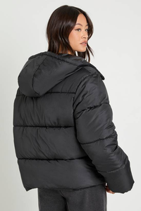 Vestes matelassées légères et respirantes en toile tricotée imperméable, taille plus, en polyester uni teint, à capuche, pour hommes et femmes, décontractées - Product Image 2