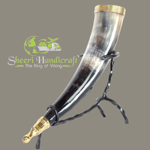 Société de fabrication de corne et tasse Viking en inde, fabriquée par Sheeri artisanat Viking corne, prix d'usine - Product Image 3