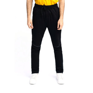 Venta al por mayor de los hombres Casual Negro Jogger Pantalones Tallas grandes al aire libre Pantalones de chándal Método de tejido no tejido - Product Image 1
