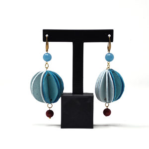 Pendientes de cuero Hemisphere - Product Image 1