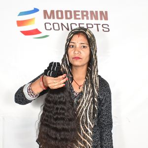 ผมชาวอินเดียบริสุทธิ์ที่ยังไม่ผ่านการทำผมหยักศกแบบธรรมชาติรวมถึงผมบริสุทธิ์หยิกทรงอัฟโฟรจากอินเดีย - Product Image 3