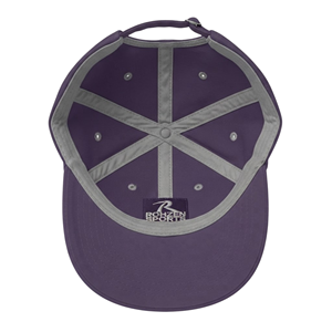 Gorra de Béisbol de 6 Paneles Morada Personalizada de Alta Calidad Rohzen Sports ODM OEM, Gorra Ajustable Unisex de Lona y Algodón para Uso Casual - Product Image 5