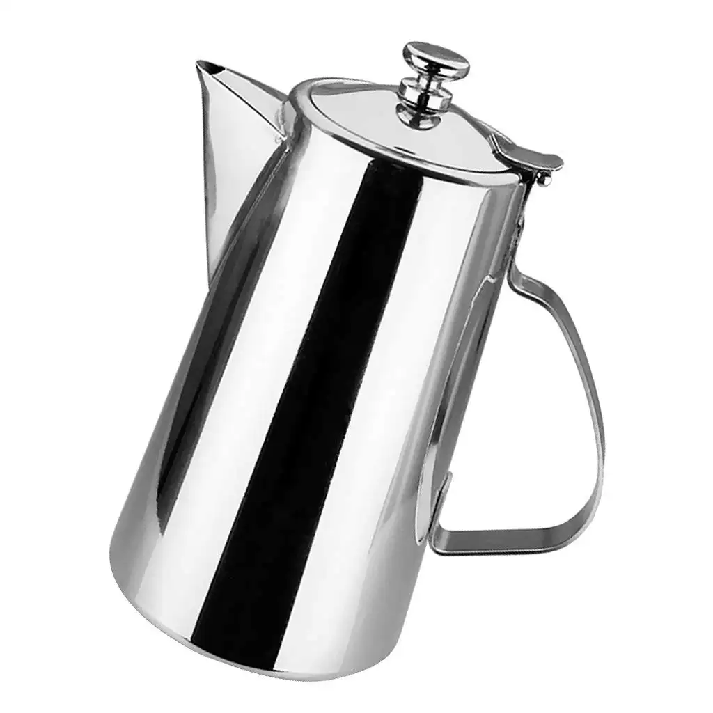 Jarra de leche de acero inoxidable de alta calidad, pequeña mini jarra de espuma de café espresso de vapor de metal moderno, la más vendida al por mayor