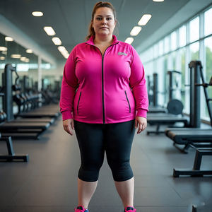 Chaquetas de entrenamiento de talla grande para mujer, ropa de entrenamiento de gimnasio de Color sólido, chaqueta con cremallera, chaqueta de gran tamaño para correr para mujer - Product Image 3