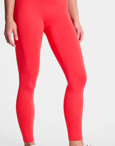 QHP Center Stage Leggings de Yoga de secado rápido para adultos Pantalones de LICRA transpirables de cintura alta XL Tamaño de cintura media Logotipo de contraste Sólido - Product Image 1