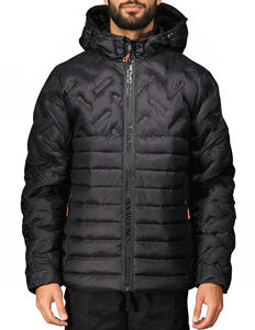 Aventura puños elásticos acolchado cremallera hombres chaqueta con capucha nueva ligera cálida transpirable ropa al aire libre chaqueta de invierno - Product Image 6