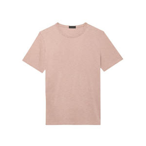 Camisetas de Verano para Hombre, Elegantes, Cuello Redondo, de Seda/Algodón, Secado Rápido, Transpirables, Ecológicas, al por Mayor, Estilo Holgado con Hombros Caídos - Product Image 4