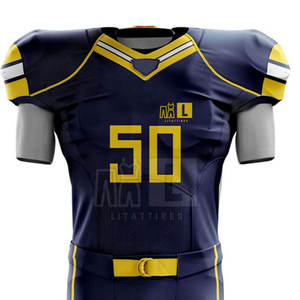 Venta caliente uniforme de fútbol americano ligero mejor para ropa deportiva uniforme de fútbol americano - Product Image 3