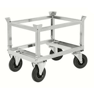 Chariot à palettes en acier inoxydable KM222-EPH avec dispositif de verrouillage, métal électrogalvanisé pour utilisation avec des outils - Product Image 1