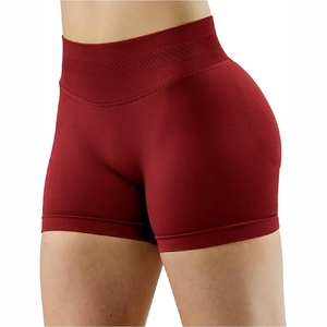Nuevo 2025 MOQ bajo Mejor precio exigible calidad profesional al por mayor pantalones cortos de Yoga para Mujeres pantalones cortos de Yoga de Spandex - Product Image 5