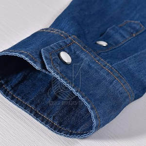 Camisa de Mezclilla Casual para Hombre, de Alta Calidad, al Mejor Precio, Corte Ajustado, 100% Algodón, Transpirable, Color Personalizado - Product Image 6