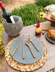 <b>Woven</b> Round Water Hyacinth <b>Placemat</b> Eco friendly products Made in Vietnam Table decoration <b>Woven</b> <b>Placemat</b> Wholesale - Product Image 3