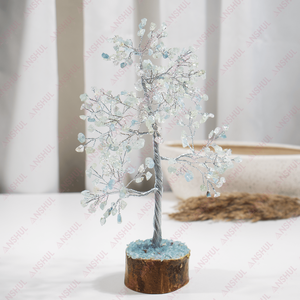 Árbol de la Vida de Cristal de Aguamarina de Calidad Premium AAA con 300 Piedras Preciosas, Diseño Elegante, para la Sanación Emocional y la Paz, Decoración para el Hogar - Product Image 5