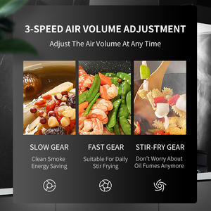 شفاط مطبخ مدمج من الفولاذ المقاوم للصدأ 90 سم يثبت على الحائط مع إضاءة LED وعادم منخفض السعر للاستخدام المنزلي والفندقي - Product Image 6