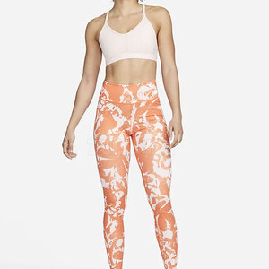 Leggings de yoga à motif solide pour femmes fabriquées au Pakistan taille élastique et pantalon respirant en Spandex/Nylon - Product Image 6