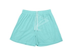 กางเกงขาสั้นออกกำลังกายผ้าตาข่ายสีม่วงสำหรับผู้ชายโลโก้ออกแบบได้ตามต้องการสำหรับฤดูร้อนพื้นมีกระเป๋าตกแต่งสำหรับใส่วิ่งว่ายน้ำ - Product Image 2