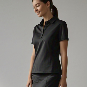 Polo de sport pour femmes Jogging Fitness Col rabattu Polo de golf T Shirt Femmes Haute Qualité 100% Coton Polyester Tee - Product Image 4