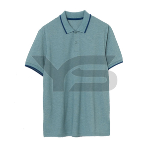 Polo informal transpirable para hombre, tejido de Jersey transpirable, logotipo personalizado, suministro ODM con opción multicolor - Product Image 1