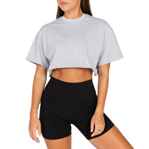 Meilleur Design T-shirt Court Femme Coupe Slim Décontracté Sportswear Été Spandex/Coton Tricoté Respirant Écologique 2026 - Product Image 3