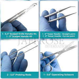 ชุดผ่าตัดขั้นสูงเครื่องมือสแตนเลสเกรดสูงเหมาะสำหรับกายวิภาคศาสตร์ชีววิทยาสัตวแพทย์และการแพทย์ - Product Image 5