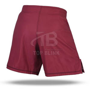 Vente chaude 100% Polyester MMA Shorts Couleur Personnalisée Style Sportif Motif Solide Taille Moyenne Fermeture Élastique Vêtements D'entraînement - Product Image 6
