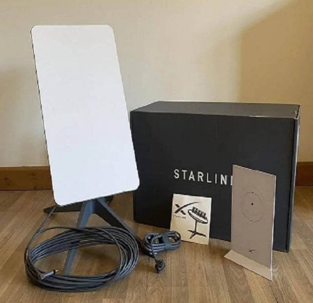 Original Brand New Starlink Standard Satellite Internet Kit V2 Full Set Gen 3 V4 with 10/100/1000Mbps Transmission Rate