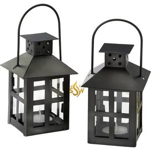 Hot Sale High Quality Black Metal <b>Lanterns</b> Unique Candle Jar <b>Large</b> Size For <b>Outdoor</b> Indoor Decorative From Seven Sky Wonders - Product Image 2