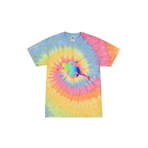 Camiseta para Adulto Rainbow Tie Dye Eternity, 100% Algodón, 200 Gramos, Jersey con Patrón Sólido Estampado, Camisetas para Correr con Función de Compresión para Hombre - Product Image 1