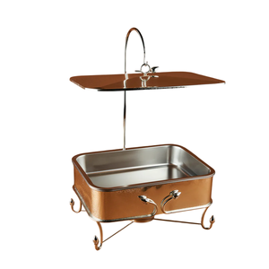 Plat à chafing durable en acier inoxydable pour tables de buffet |   Idéal pour le service de restauration professionnel - Product Image 2