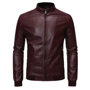 Veste en cuir Cafe Racer Slim Fit Color pour hommes avec un matériau d'excellente qualité Prix de gros Vestes Cafe - Product Image 5