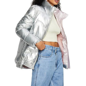 High Quality 2026 Custom <b>Ladies</b> Short Outwear Clothes Winter <b>Camo</b> Crop Puffer <b>Jacket</b> for Women - Product Image 6