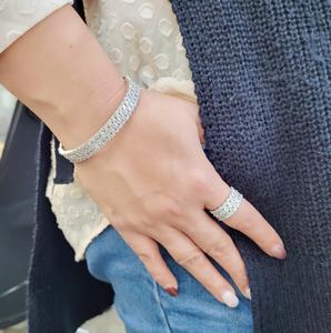 Juego de joyería de cobre para mujer, anillo de piedra CZ, fiesta de moda, odm, oem, obm, joyería, listo para enviar, novedad de 2023 - Product Image 2