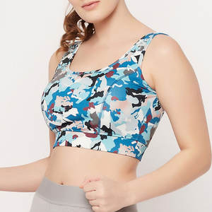 Sujetador deportivo de estilo sencillo para mujer, ropa deportiva hecha en fábrica de la mejor calidad para entrenamiento, talla grande, ligero, estampado único sin costuras - Product Image 5