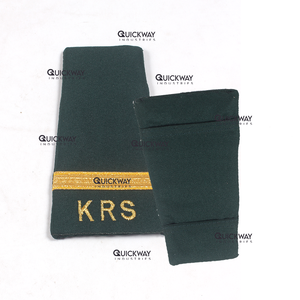 Épaulettes de cérémonie à 1 barre, équipement général de grade pour uniforme personnalisé - Product Image 6