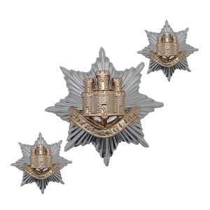 Quick Way Industries Insignias de tapa de metal dorado a granel personalizadas Insignias bordadas para coser con decoración de cuentas - Product Image 6