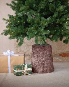 Giáng sinh thân cây cơ sở 180-210 cm Gỗ hiệu ứng mùa đông Woodland nhựa - Product Image 5