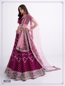 Georgette Silky Blouse & Lehenga et dupatta Choli en tenue de mariage pour femme - Product Image 2