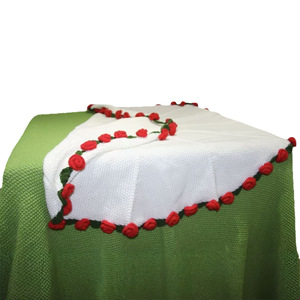 Châle en tricot à <span class=keywords><strong>la</strong></span> main, motif muguet, pour bouquet - É<span class=keywords><strong>l</strong></span>égant foulard floral - Product Image 6