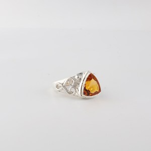Anillo de Citrino con Corte Ovalado, Certificado IGI, Plata de Ley 925, Hecho a Mano, para Mujer, Compromiso, Boda, Fiesta, Regalo de Piedra Natal - Product Image 2