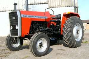 Tracteur à roues Massey Ferguson 290, 100 CV, moteur agricole, couleur rouge, modèle d'occasion - Product Image 6