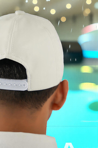 Winter Vintage Top Genuine Leather Hat Cap Unisex Baseball Caps OEM Fashion White Leather Snap-Back Caps - Product Image 2