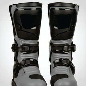 Botas de Motociclismo de Cuero Nuevas, Botas Cortas de Motociclismo para Carreras, Fabricación de Calzado - Product Image 5