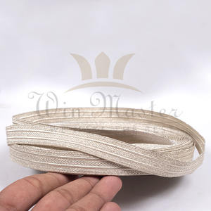 Trenzas plateadas de alta calidad para barcos del Regimiento III, venta al por mayor, cordones de lingotes franceses, trenzas para uniformes de ropa - Product Image 1