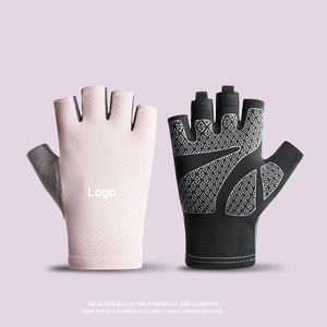 Wholesale Anti UV Cycling Gloves Men and Women's Half Finger <b>Silica</b> Gel Point Anti Slip Gloves for Outdoor Activities - Product Image 4