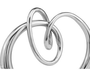 Sculpture de table en argent brillant avec un design artistique époustouflant pour une décoration élégante et moderne pour la maison et le bureau - Product Image 5